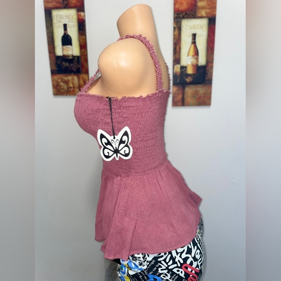 NWT SELF ESTEEM TOP SLEEVELESS SIZE M - Picture 4 of 7